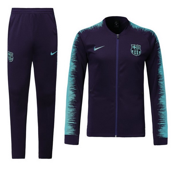 Chandal Niños Barcelona 2018/19 Negro Azul